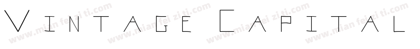 Vintage Capital字体转换